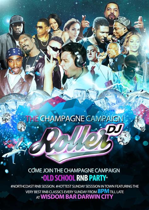 Design A Flyer For Rnb Club Event Come Join The Champagne Campaign