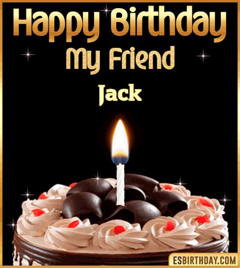 Happy Birthday Jack  🎂 Images Animated Wishes【28 S】
