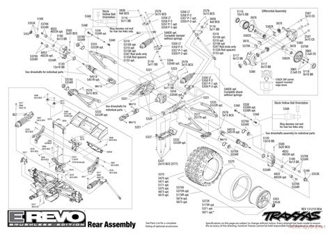 Traxxas - Exploded Views - E-Revo Brushless (2009) - 5608 • RCScrapyard - Radio Controlled Model ...