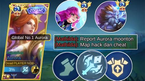 AURORA VS HERO BUFF MATHILDA AND PRO AULUSBEST BUILD AURORA TERSAKIT