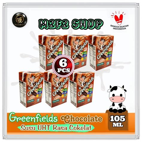 Jual Greenfields Susu Kotak Uht Chocolate Milk Cokelat Ml