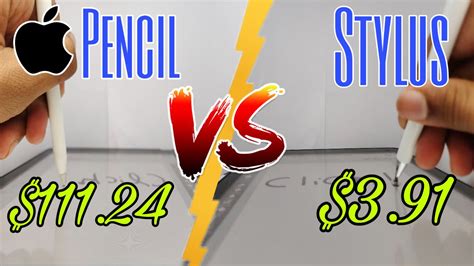 Apple Pencil Vs Stylus Epic Comparison Youtube