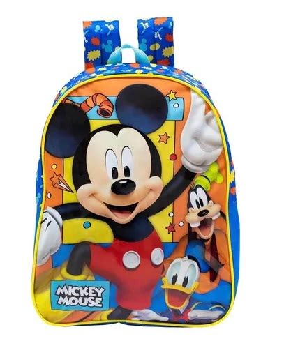 Mochila Mickey Xeryus Grande Estudante Livraria