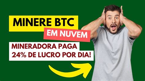 MINERADORA BITCOIN PAGANDO SAQUEI E PAGOU GANHE 5 A 24 POR DIA