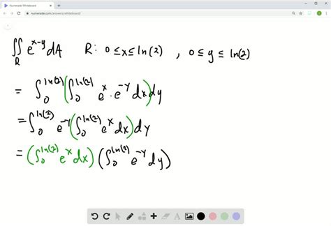 Solved Evaluate The Double Integral Over The Given Region R R E X Y D