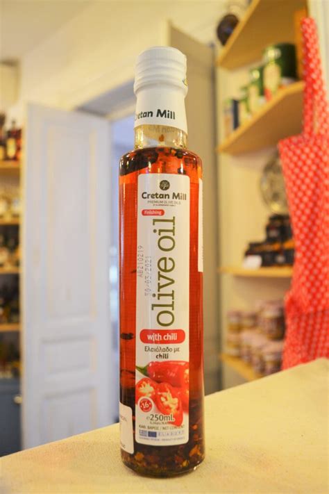 Ulei De Masline Extravirgin Aromatizat Cu Chilli Ml Cretan Mill