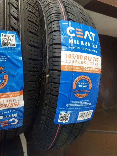 Radial Tubeless Milaze X3 Ceat Tyre Wholesale Size 14580r12 At Rs 2890 In Ernakulam