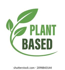 Green Vector Plant Based Icon Illustration Stock Vector Royalty Free