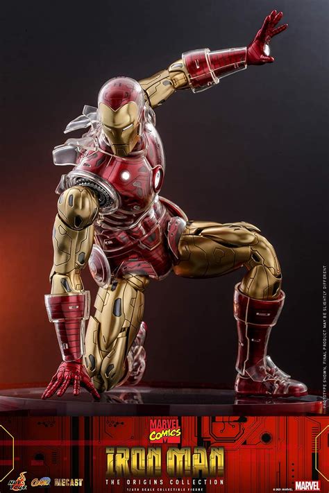 Figura Iron Man Marvel Comics The Origins Collection Hot Toys De Escala Coppel