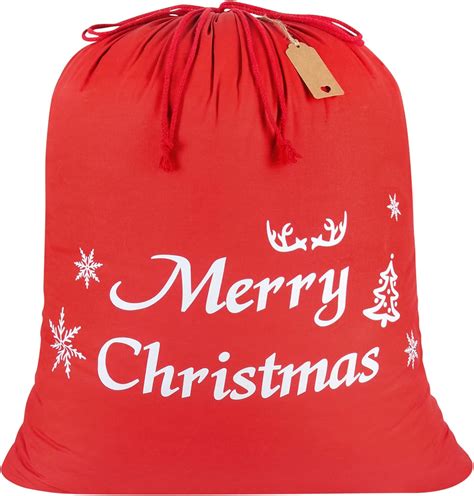 Hrx Package Christmas Sacks 71x81cm Extra Large T Bag Reusable