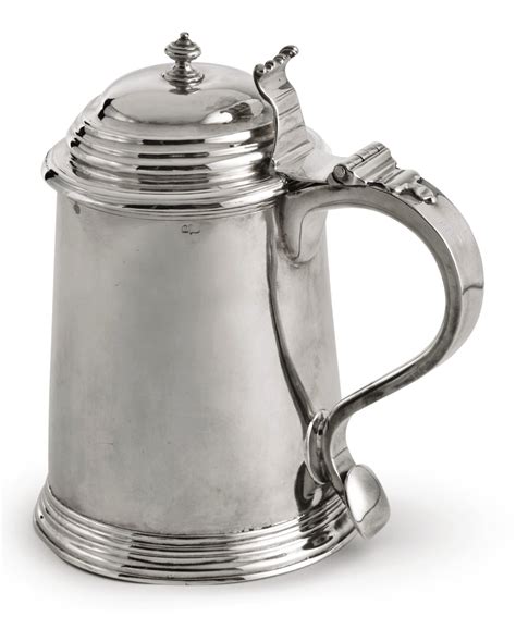 An American Silver Tankard Jacob Hurd Boston Circa Estimate