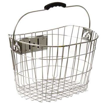 Sunlite Stainless Quick Release Basket TrekBicycleStores Bikes