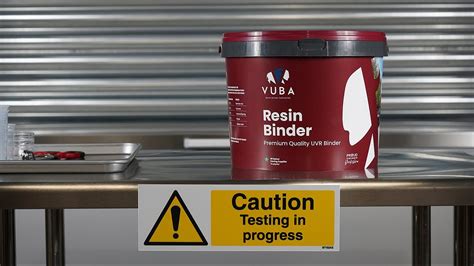 The Vuba Lab Moisture Tolerant Resin Binder For Resin Bound Surfacing