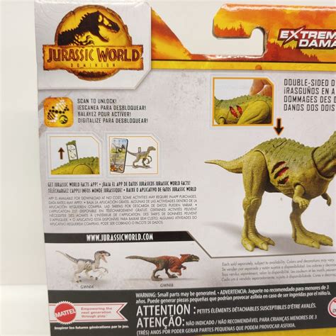 Jurassic World Dominion Quilmesaurus Extreme Damage Dino Mattel 2021 Ebay