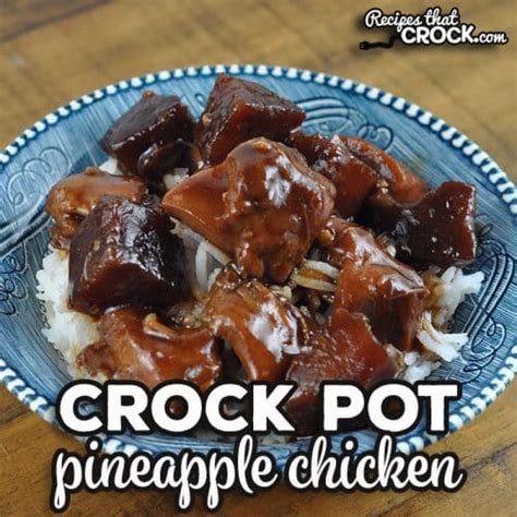 Crock Pot Pineapple Chicken Recipes That Crock