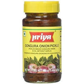 Buy Priya Gongura Onion Pickle Without Garlic 300 Gm Quicklly Indian