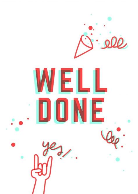 Well Done Party Congratulation Cards And Quotes 🎊🙌 Send Real