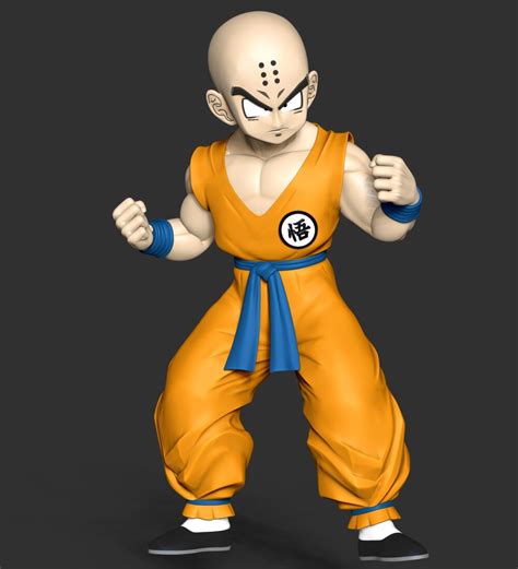 Artstation Krillin Dragon Ball Fanart Resources