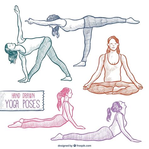 Top More Than Yoga Poses Images For Drawing Latest