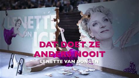 Lenette Van Dongen Dat Doet Ze Anders Nooit Reprise Do 11 Apr 20