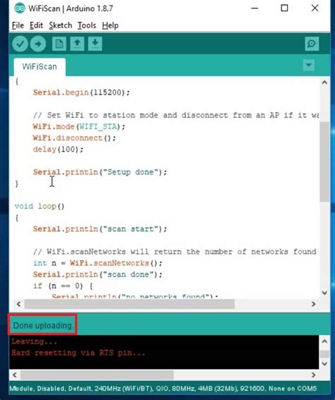 Esp32 Code In Arduino Ide