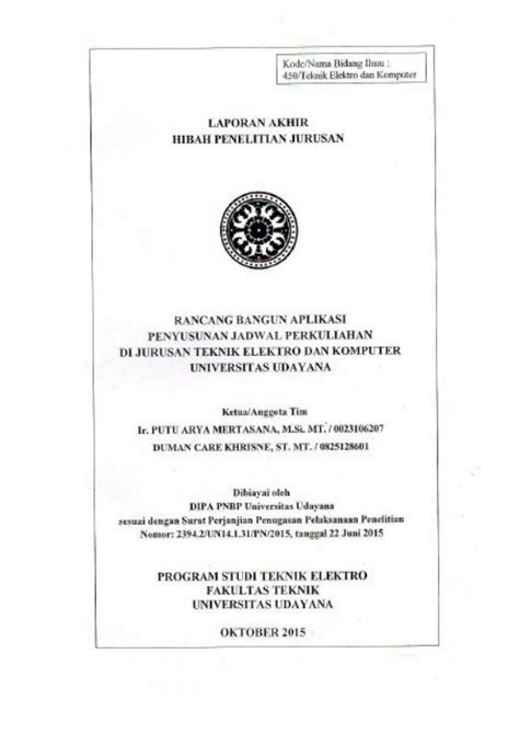 Pdf Naskah Akademik Elektro Repositori Unud Ac Id Aplikasi