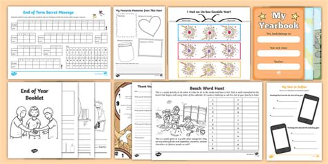 End Of The School Year Activity Sheets Twinkl Twinkl