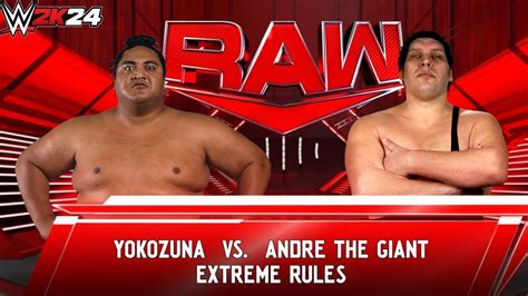 Full Match Yokozuna Vs Andre The Giant Extreme Rules Match Raw Wwe