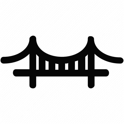 Bridge Crossing Road Structure Icon Download On Iconfinder