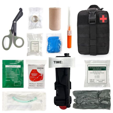 CE FDA Ifak First Aid Kit Tactical With Tourniquet Emergency Bandage