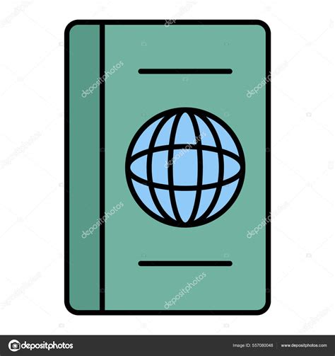 Passport Book Icon Vector Illustration Stock Vector By ©muhammadatiq 557080048