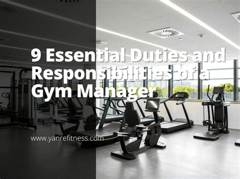 9 Essential Duties And Responsibilities Of A Gym Manager Yr Fitness