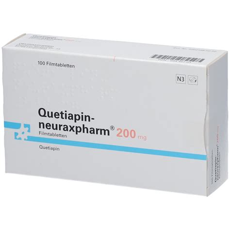 Quetiapin Neuraxpharm Mg St Mit Dem E Rezept Kaufen Shop