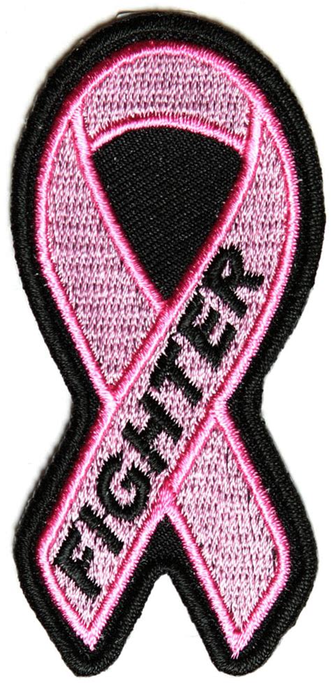 Breast Cancer Fighter Pink Ribbon PATCH | Support Ribbons -TheCheapPlace