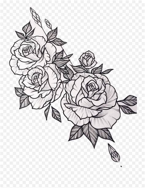 Rose Tattoo Stencil Designs Photos