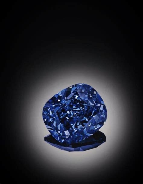 'THE BLUE MOON'. Now 'THE BLUE MOON OF JOSEPHINE'. An exceptional Fancy Vivid Blue diamond ring ...