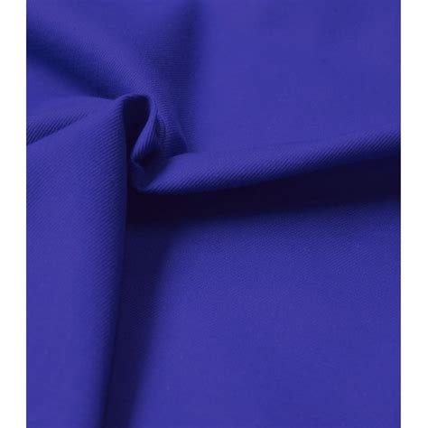 Tissu Gabardine Bleu Roi Calissone