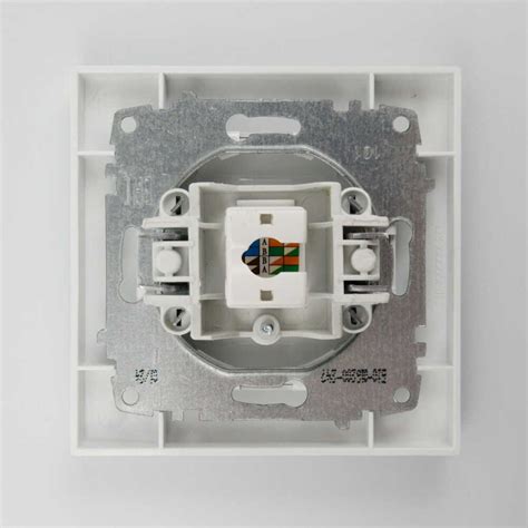 Розетка EL-BI VEGA белый мат компьютерная 1-я CAT6 RJ45 ( 510-016200 ...