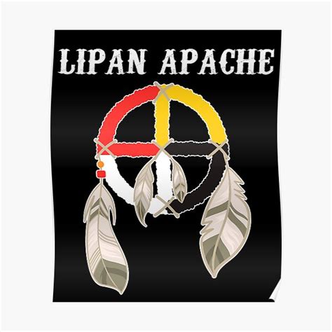 Lipan Apache Tribe Nation Native Medicine Wheel Poster For Sale By
