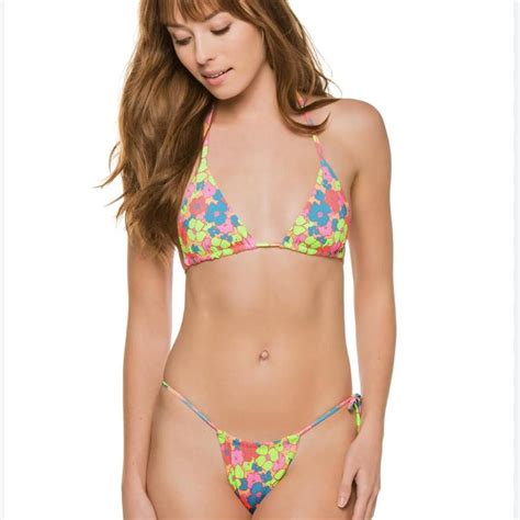 Frankies Groovy Bikini Worn Twice And Totally Depop