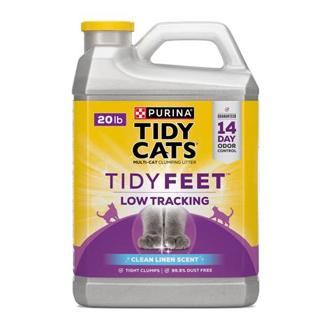 Purina Tidy Cats Tidy Feet Clumping Cat Litter Low Dust Odor