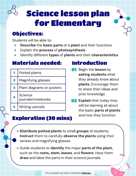 Science Lesson Plan Template