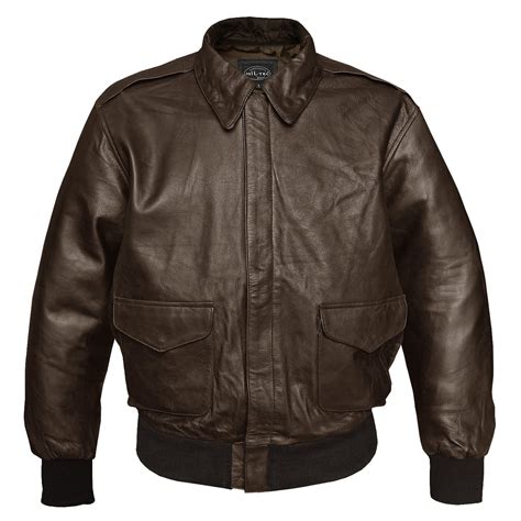 Mil Tec US Lederjacke Flieger A2 Im Bw Online Shop