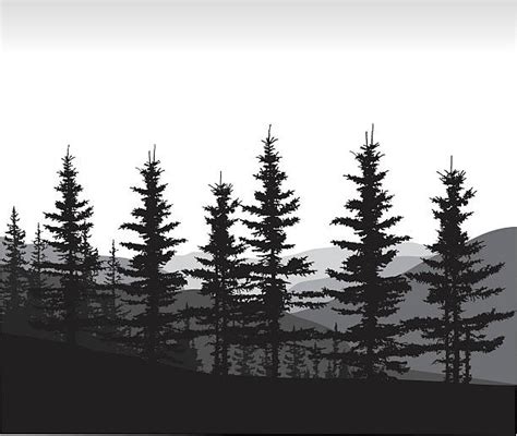 Treeline Silhouette Illustrations, Royalty-Free Vector Graphics & Clip ...