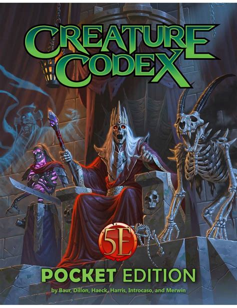 Comprar Creature Codex Pocket Edition Online Dungeon Marvels