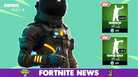 Fortnite Item Shop May 4 New Thumbs Down Thumbs Up Emotes Youtube