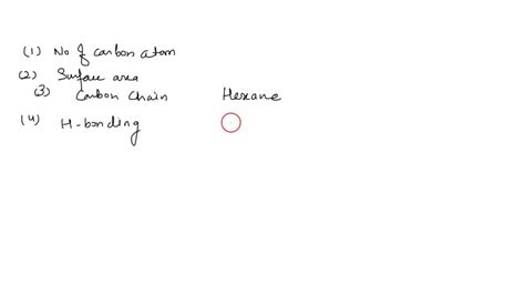 SOLVED: Why does hexane have a higher boiling point than methanol?