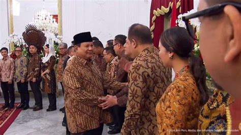 109 Menteri Dan Wakil Menteri Kabinet Merah Putih Prabowo Gibran