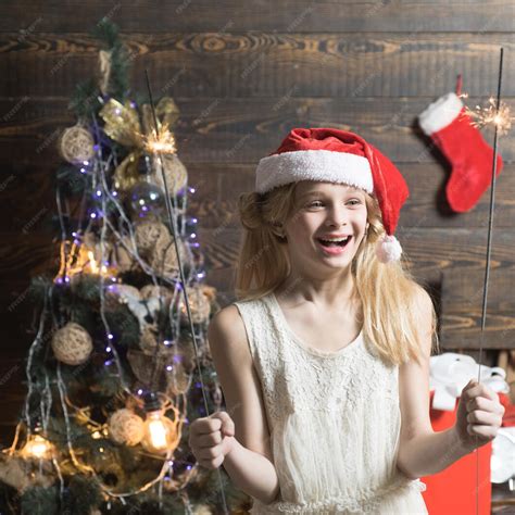 Conceito De Férias De Inverno Natal Natal Menina Bonitinha Adolescente