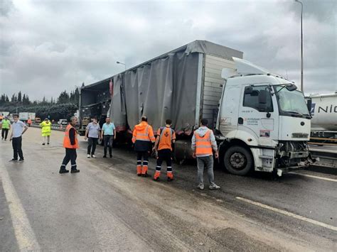 Son Dakika Haberleri Anadolu Otoyolu Nda Zincirleme Trafik Kazas